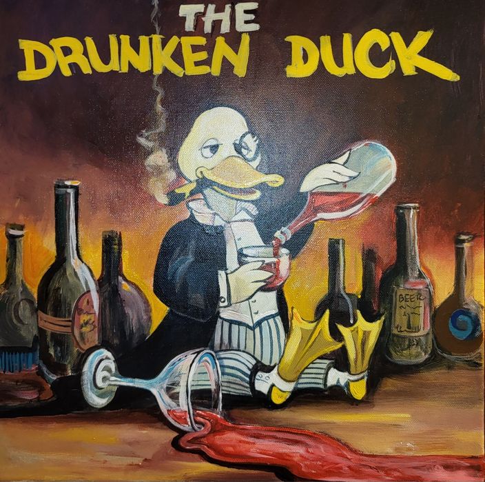 Pictură acrilic pe pânză