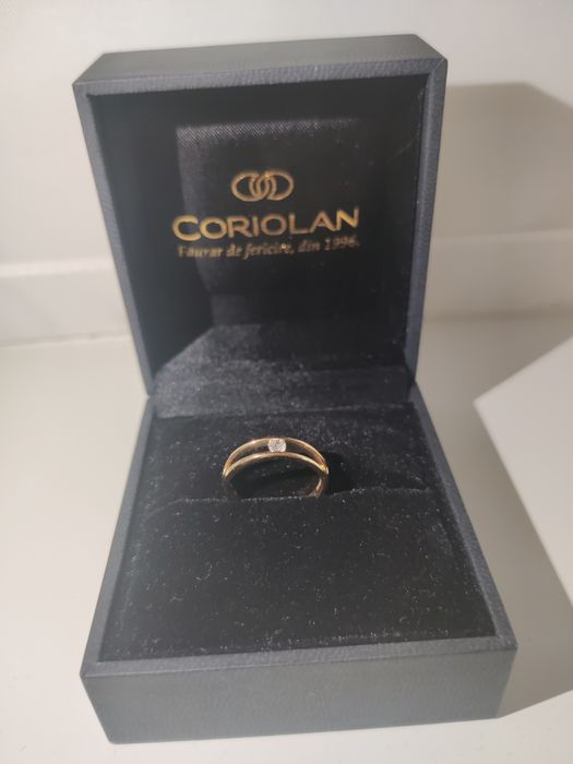 Inel aur 18k cu diamant