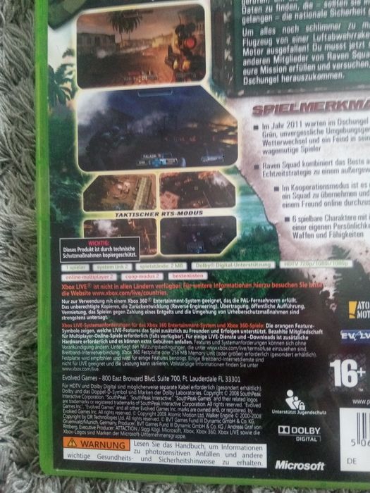 Transport 5 lei Joc/jocuri Raven Squad Xbox 360 plus multe alte jocu