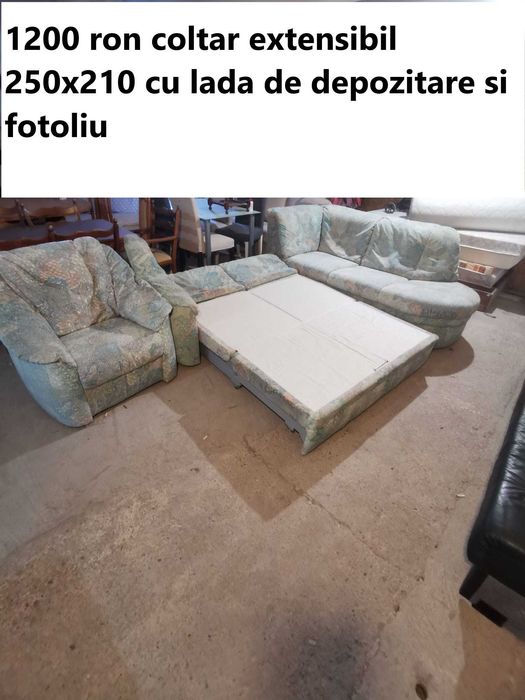 Coltar extensibil cu lada
