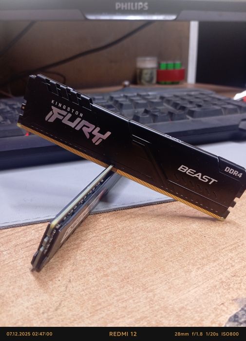Ram ddr4 8x2 Kingston fury 3200мгрц