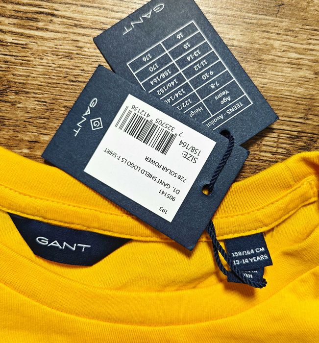 GANT  фланелка за момче размер 13 - 14 г / 158 - 164 см  НОВА