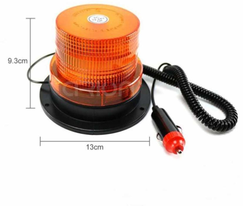 Аварийна сигнална маяк блиц лампа за пътна помощ с МАГНИТ 12-24V
