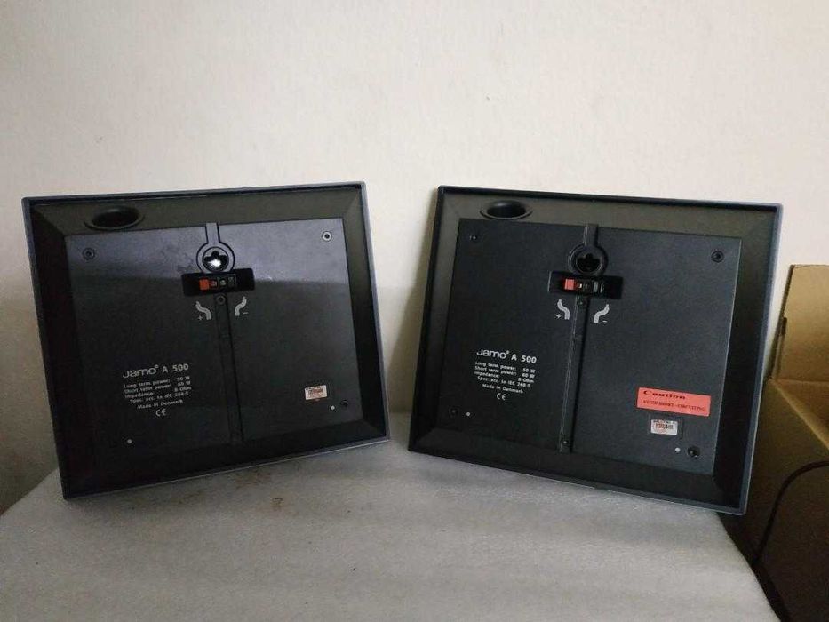 Pereche boxe perete JAMO A500, negre - NOI, SIGILATE !!