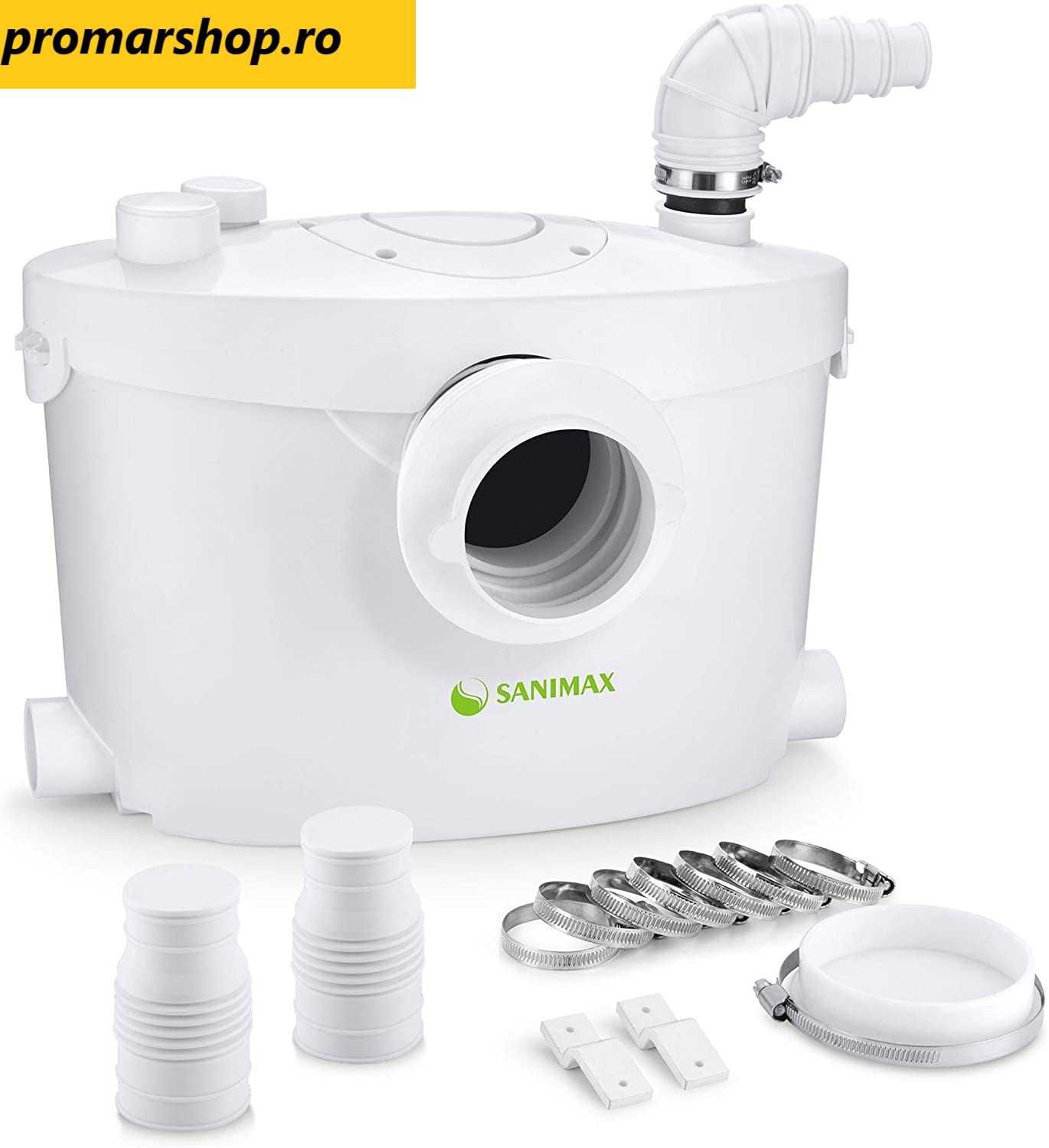 Pompa wc cu tocator Sanimax Up400+,cu capac de inspectie