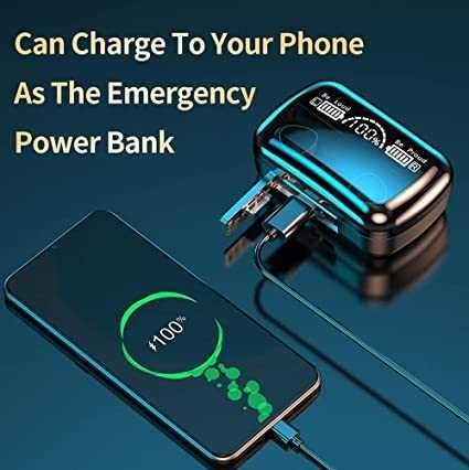 Безжични TWS блутут Слушалки М10 9D HiFi EarBuds Wireless EarBuds