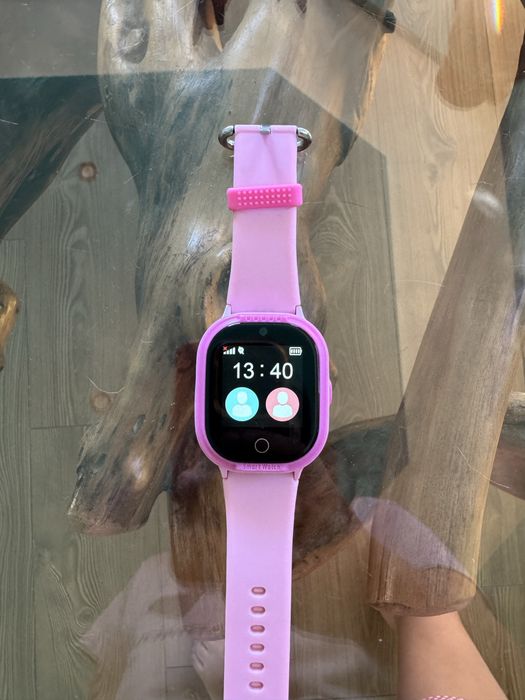 Myki часовник, почти нов, в гаранция, розов