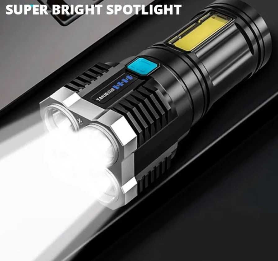 Lanternă Super Bright Long cu 4 leduri