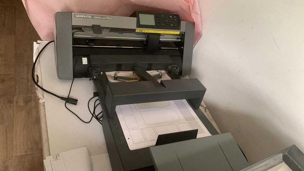 2 Cutter plotter Graphtec CE6000-40 PLUS alimentare vacumatica F-Mark
