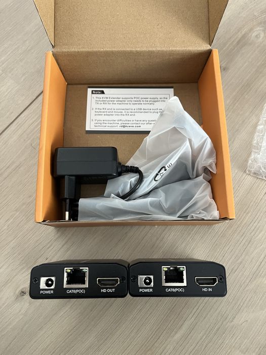 Extender KVM prin Ethernet până la 150m HDMI 1080P 60Hz 3 port USB 3.0