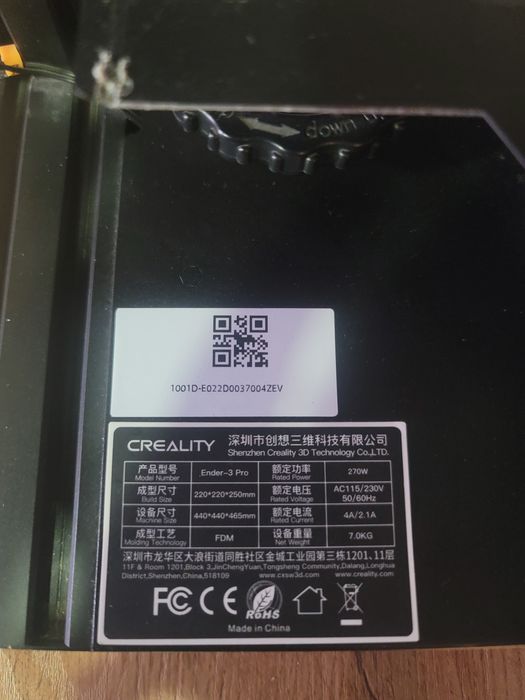 3d printer ENDER 3 pro