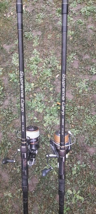 Articole de pescuit,undite de pescuit la crap echipate cu mulinete