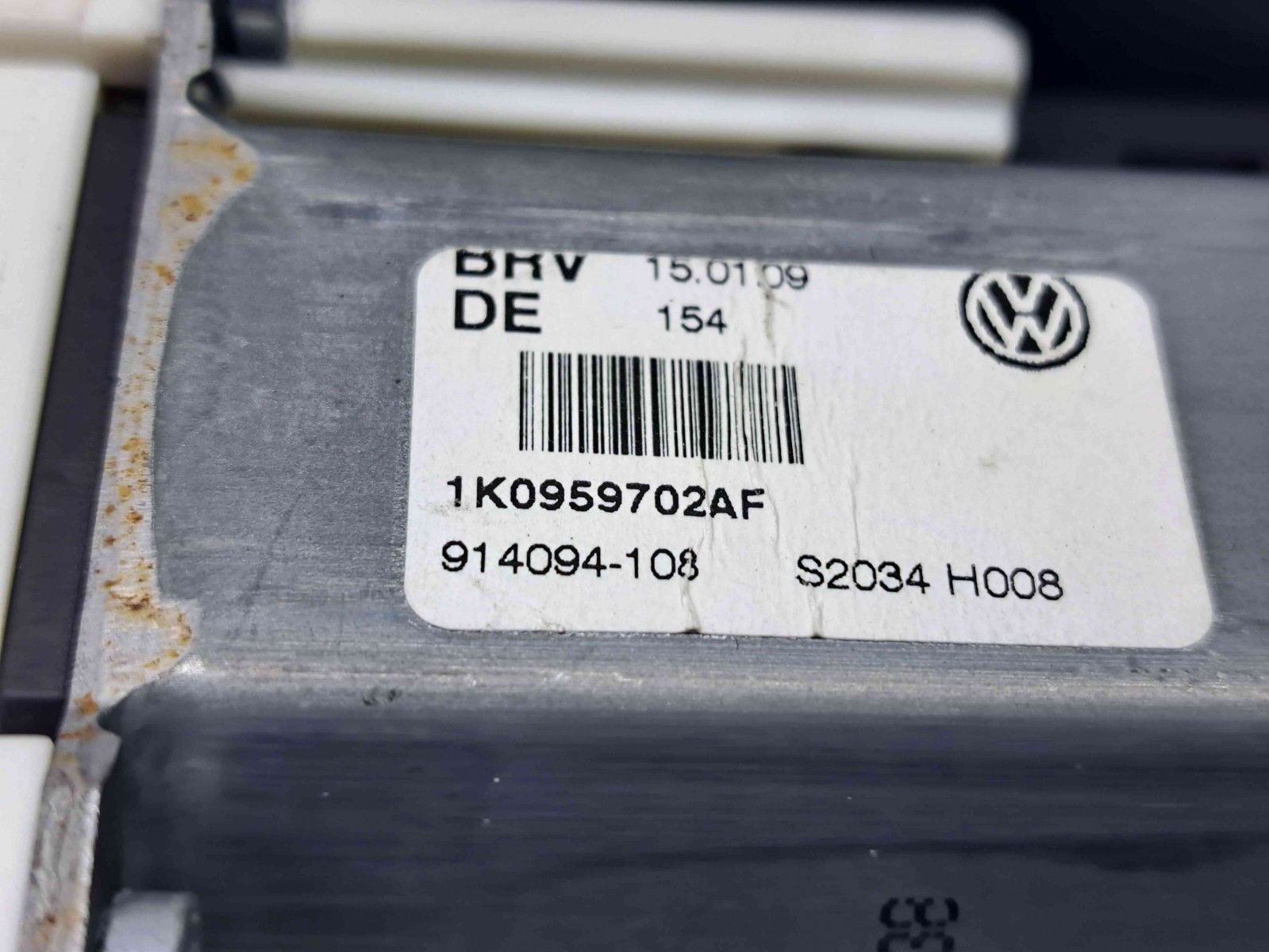 Motoras geam stanga fata Volkswagen Golf 6 (5K1) [Fabr 2009-2013] 1K09