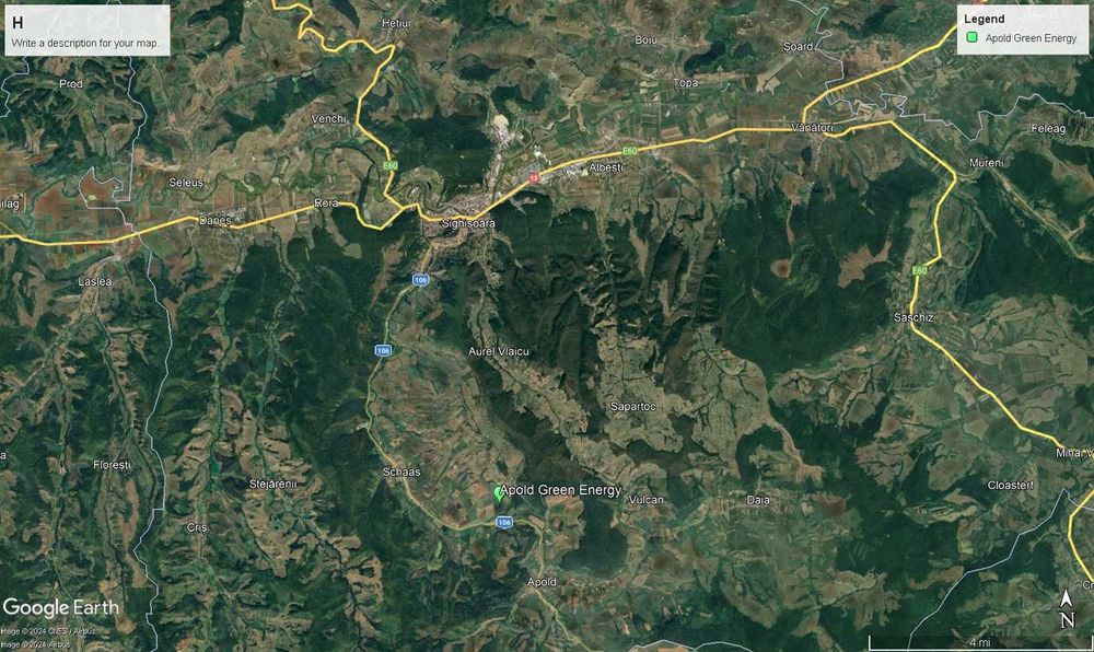 Vând parc fotovoltaic funcțional – Apold, Mureș  Proiect verde ~1,5 MW