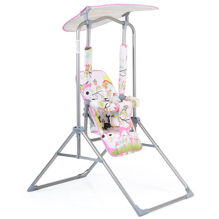 Градинска люлка със сенник FUNNY РОЗОВА