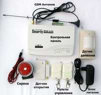 Сигнализация GSM для сейфа( сертификат), дома, офиса и т. д.