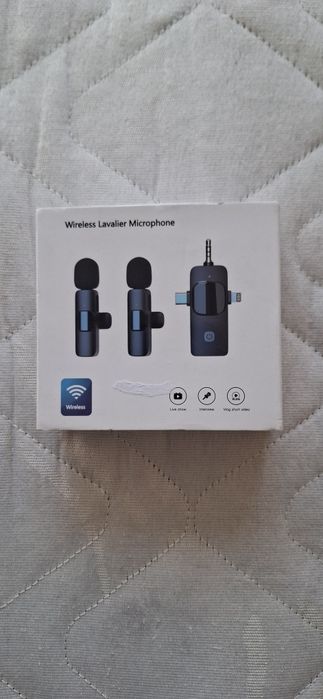 Безжични микрофони за видеа, влогове и лайф предавания!