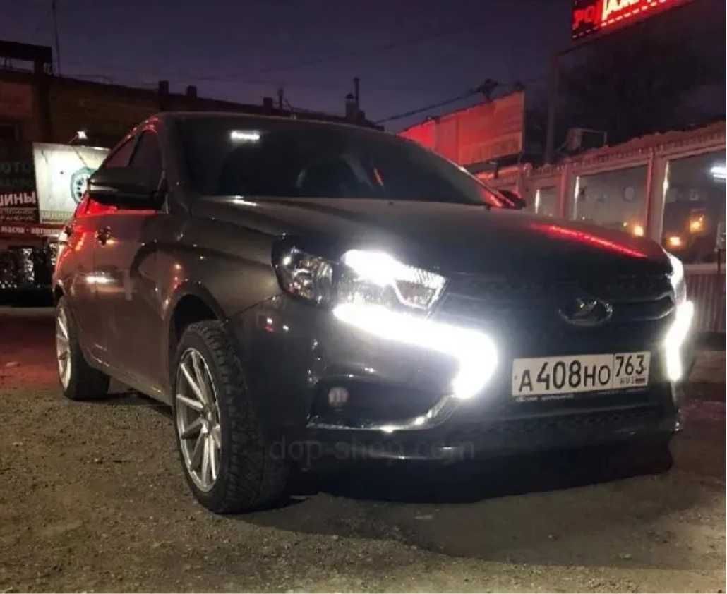 Sal-man ДХО с динамическим поворотником для Lada Vesta