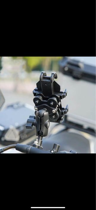 Suport telefon moto ATV enduro cu sistem anti vibratii anti soc