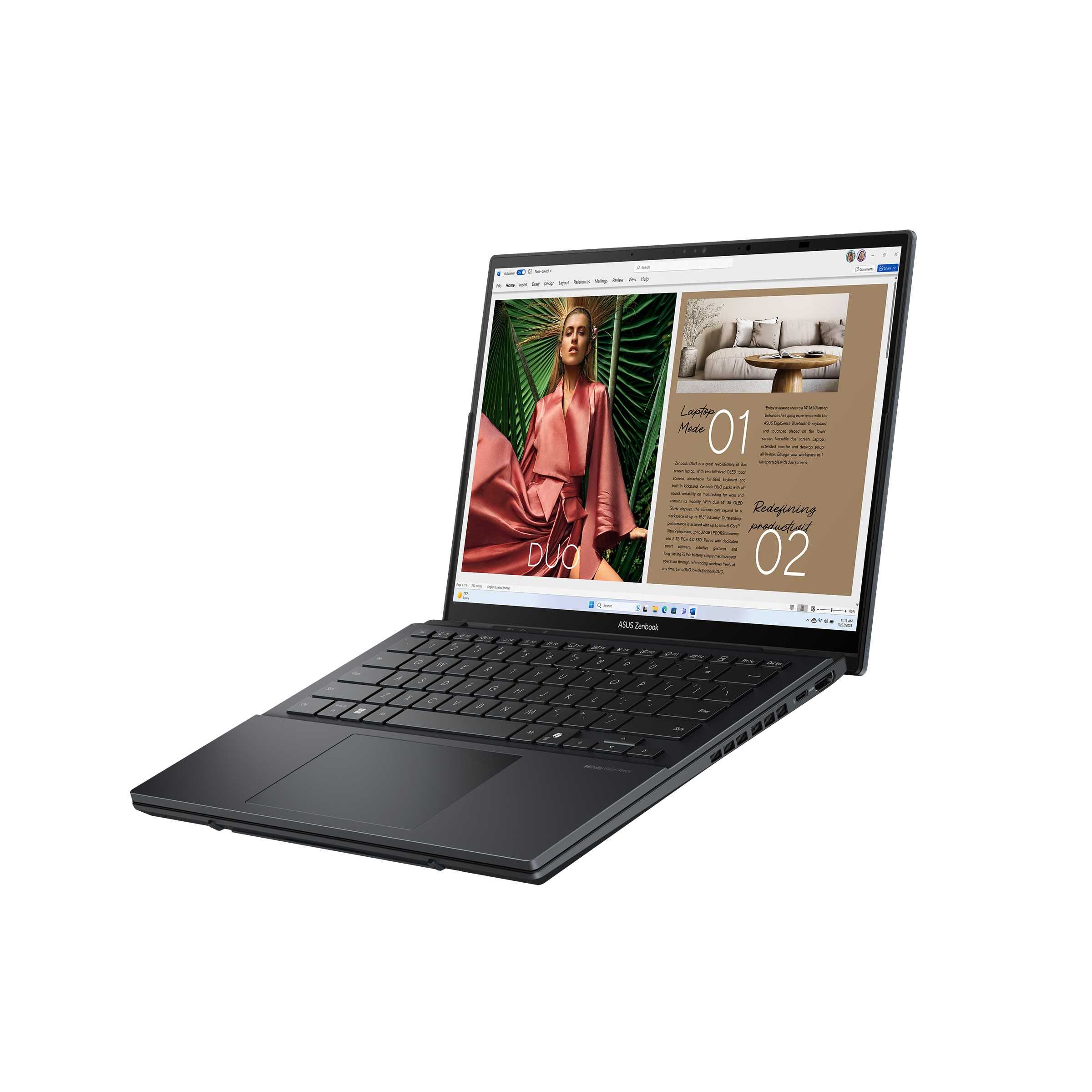 & Ноутбук ASUS ZENBOOK DUO  14.5 WQ/i5 12500H/DDR5 16GB/ 1TB SSD