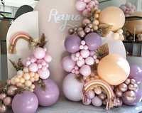 Decoratiuni baloane flori majorat, nunta, botez, arcada, aranjament