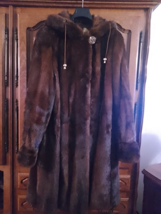 Haină blană vizon-IMPECABILA