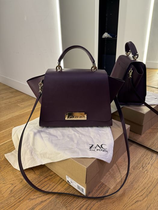 Geanta piele Zac Posen se poarte in 2 moduri