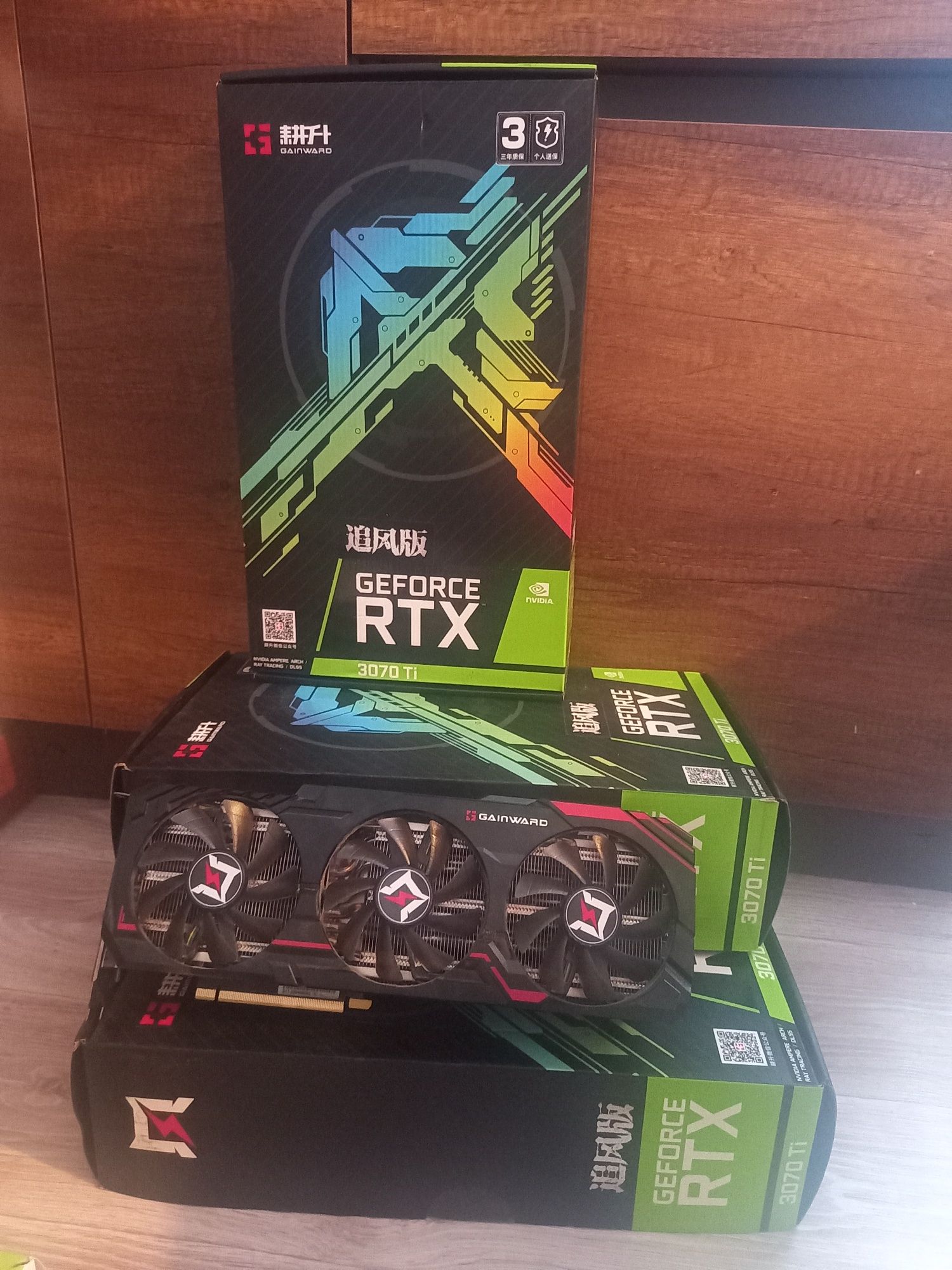 Игровая Видеокарта Polit Geforce RTX Game Rock 3070 ti 8gb