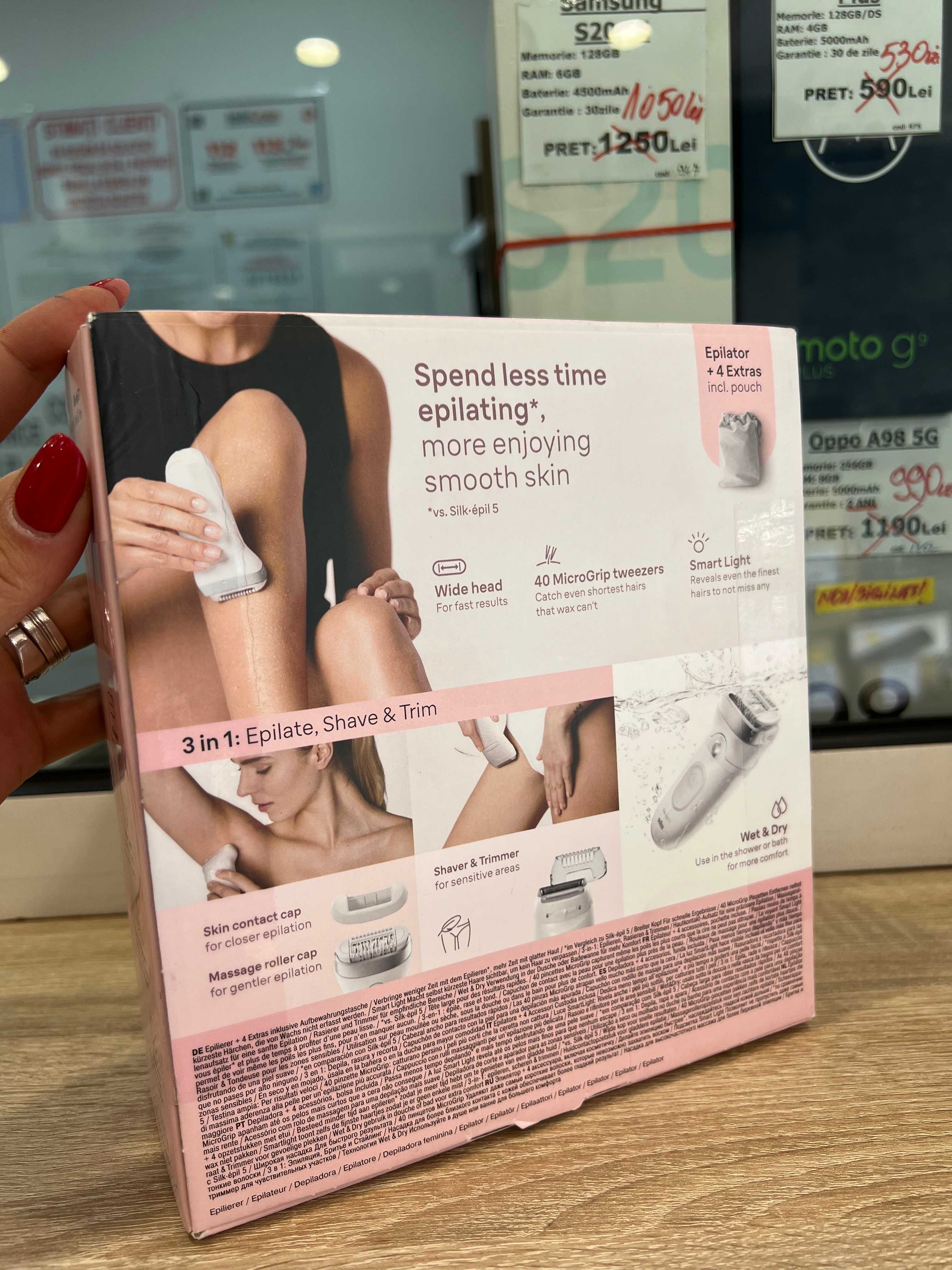 Epilator Braun Slik-epil 7, NOU!