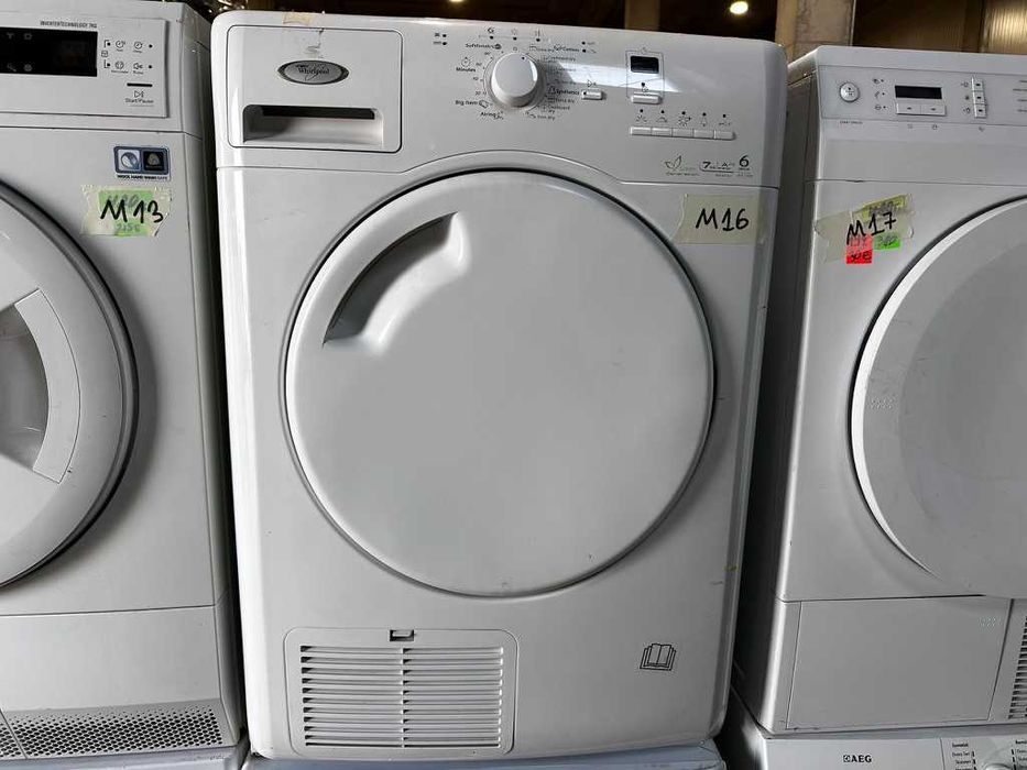 Whirlpool 6th Sense Green Generation – сушилня 7 кг, клас A+ (М16)
