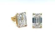 Cercei Lux 14k Aur Galben cu Diamante Lab-Grown 8.05 ct – VS1/F – NOU
