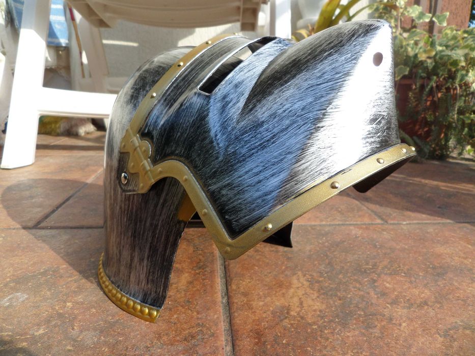 Coif de turnir, armura medievala cavaler marime naturala