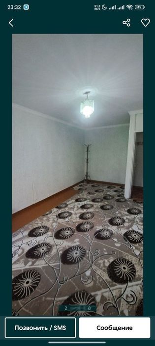 Ижарага Октябр 1-хона 3-этаж