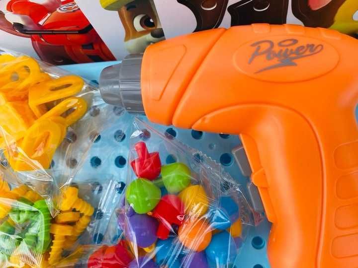 Конструктор с винтоверт- 3D мозайка Пес Патрул