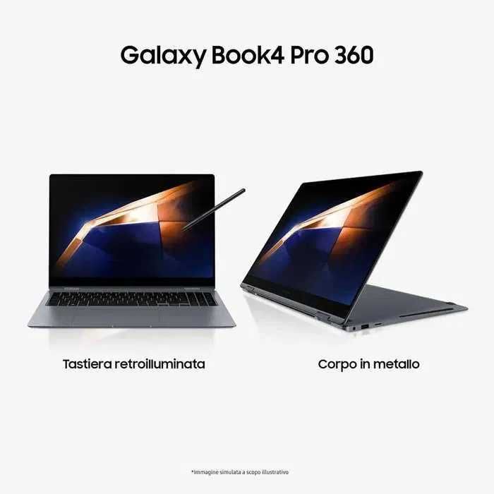 Samsung GalaxyBook4Pro 16" 360 2-in-1 3K AMOLED120Hz Ultra7 155H 16/12