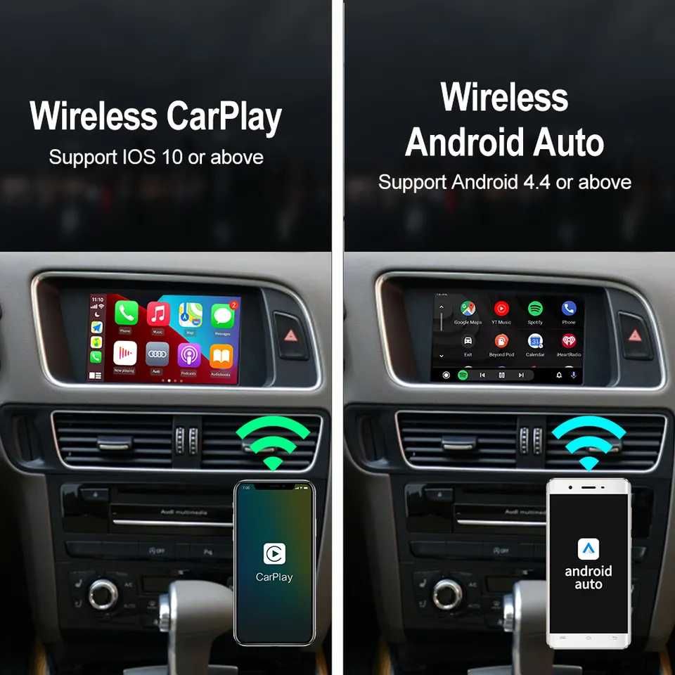 Modul Apple Carplay Android Auto Audi A6 A7 A8 Waze Youtube + CAMERA