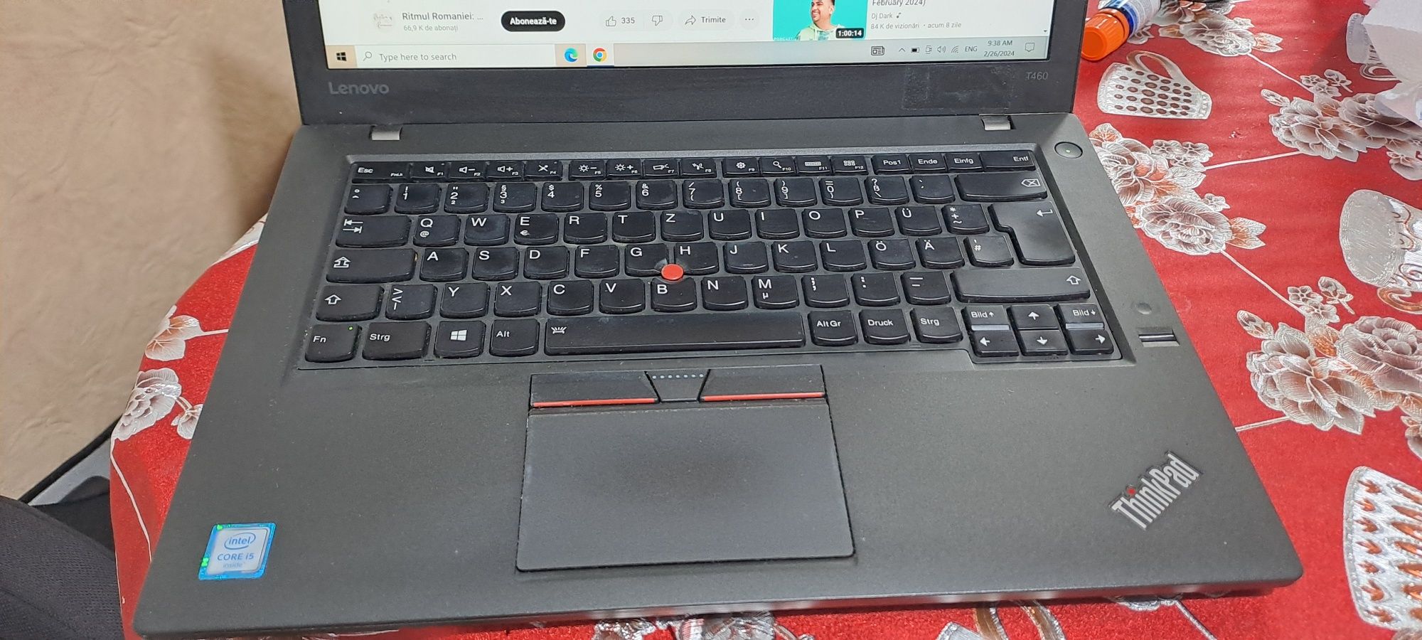 Laptop Lenovo thinkpad T460 : i5 gen 6 / 8 gb ram / ssd