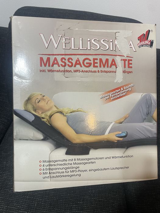 Saltea pentru masaj cu incalzire 6 sunete de relaxare