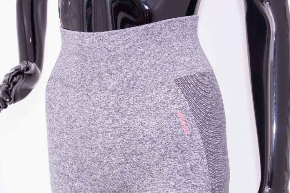 Gymshark оригинален клин сив висока талия безшевен за спорт и фитнес S