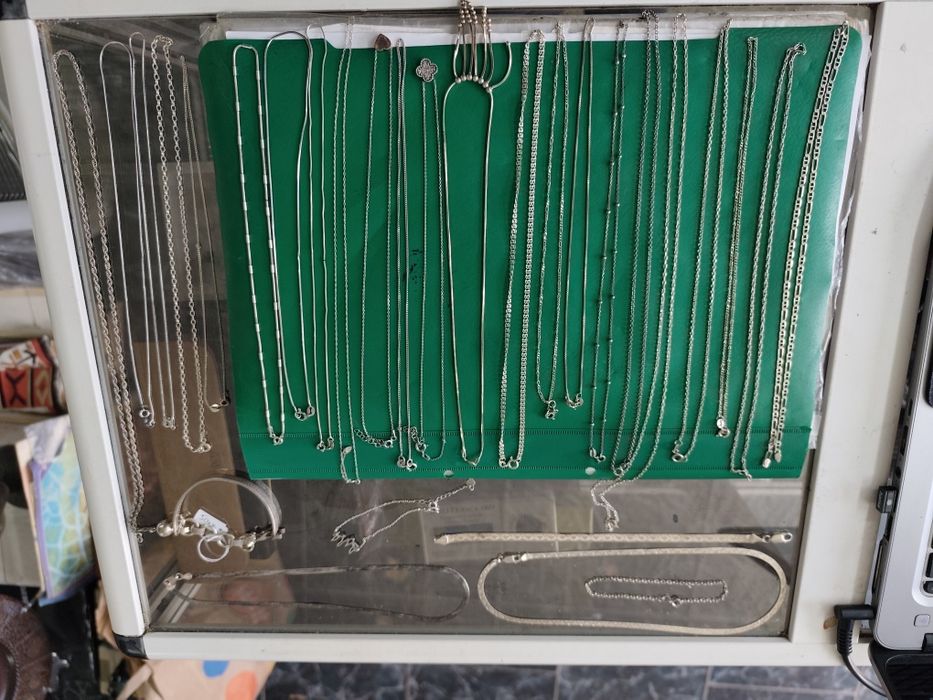 Лот Сребърни  верижки синджири 925