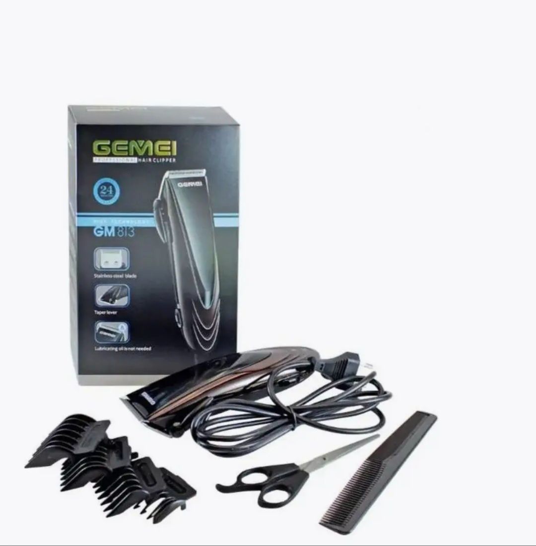 Профессиональная машинка для стрижки волос Gemei Gm813. Машинка