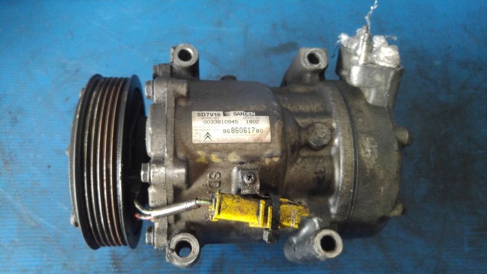 compresor clima ac 1.6 hdi peugeot 206 406 607 807 citroen c5 9686061780