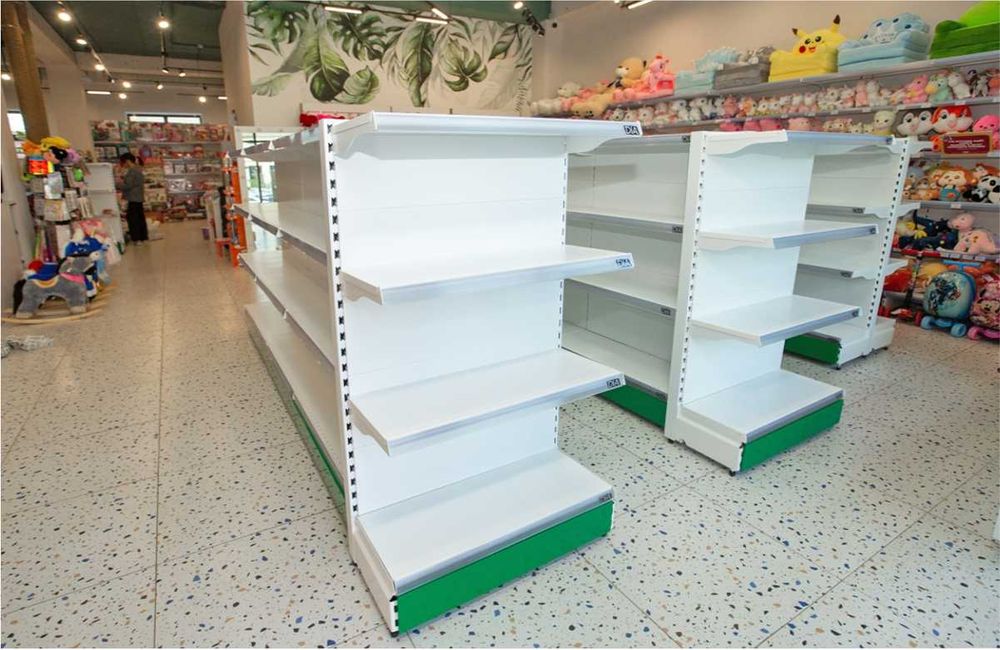 Стеллаж металлический сборный, полка стеллаж, полка металлическая shts