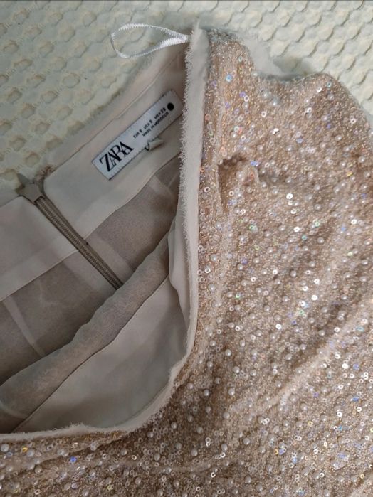 Fusta Zara perle