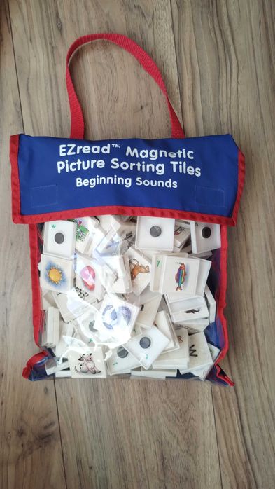 Limba engleza copii sortare piese magnetice A-Z