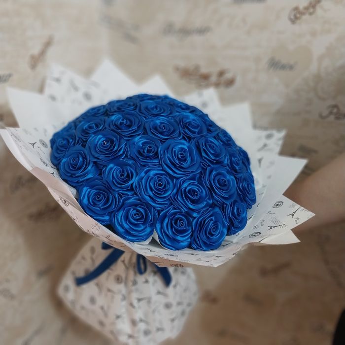 Продаём  букеты из атласной ленты которые будут стоять вечно