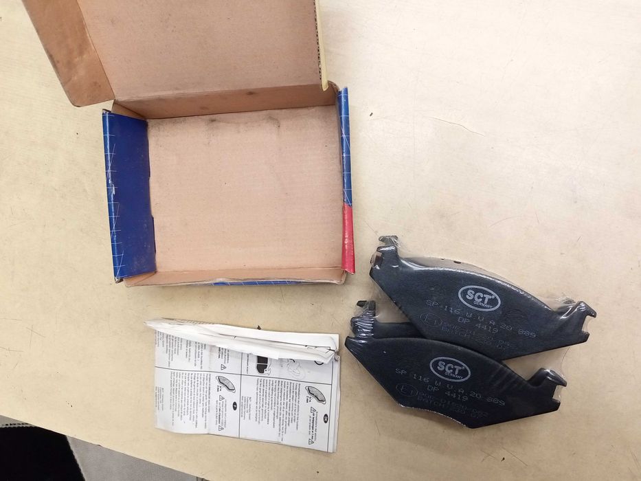 Нови предни накладки SCT SP116  VW Golf 1 2 , Seat Ibiza II Cordoba I