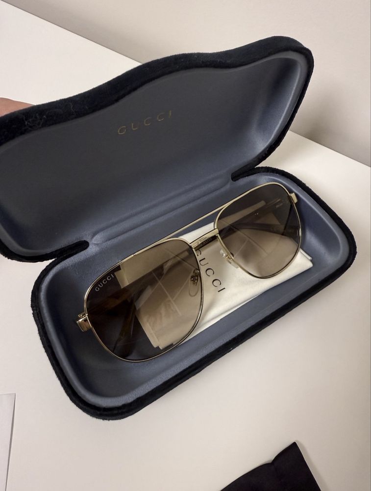 Очила Gucci GG1223S-003 Сертификат ГАРАНЦИЯ