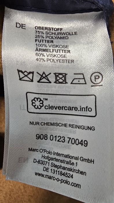 Дамско късо палто Marc O'Polo, р-р 36, 75% вълна