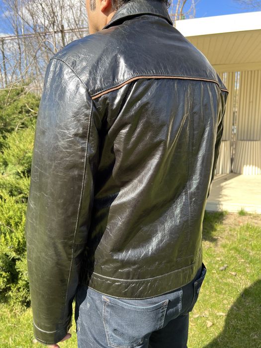 Geaca de piele Dolce Gabbana barbati